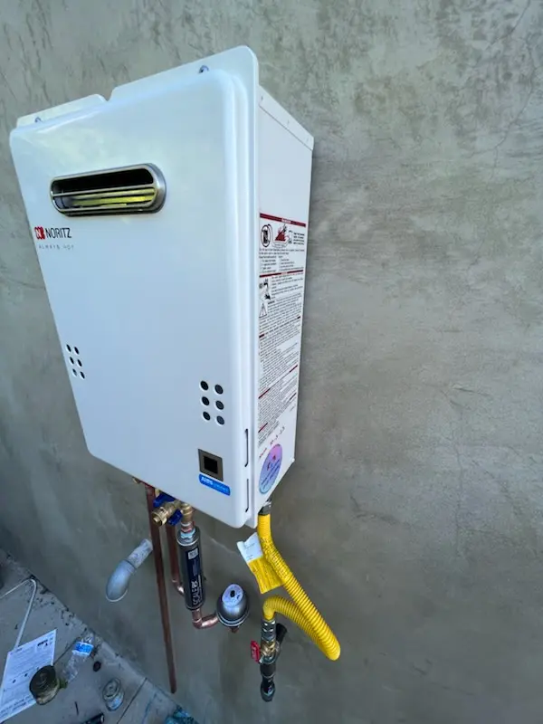 Tankless water heater installation for Byfield homes
